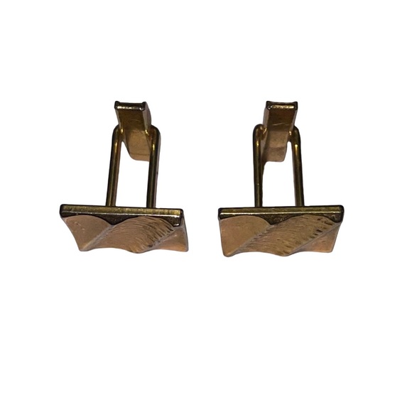 Gold Square Cufflinks 10k plated